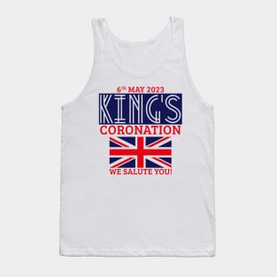 King’s Coronation, 6th May 2023 – We Salute You (Navy) Tank Top